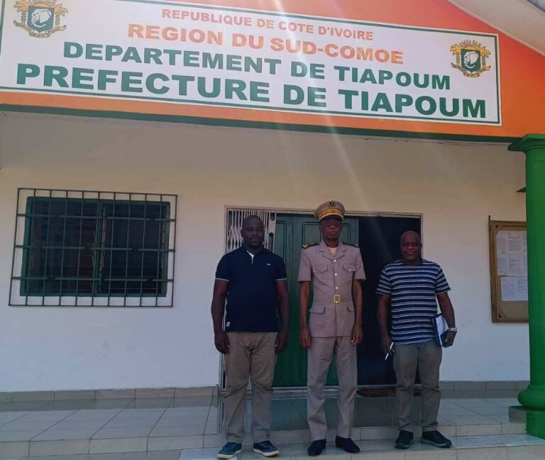 Rencontre avec les autorités administratives de Tiapoum