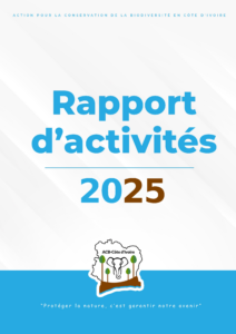 page de garde Rapport d'activité 2025